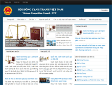 Tablet Screenshot of hoidongcanhtranh.gov.vn
